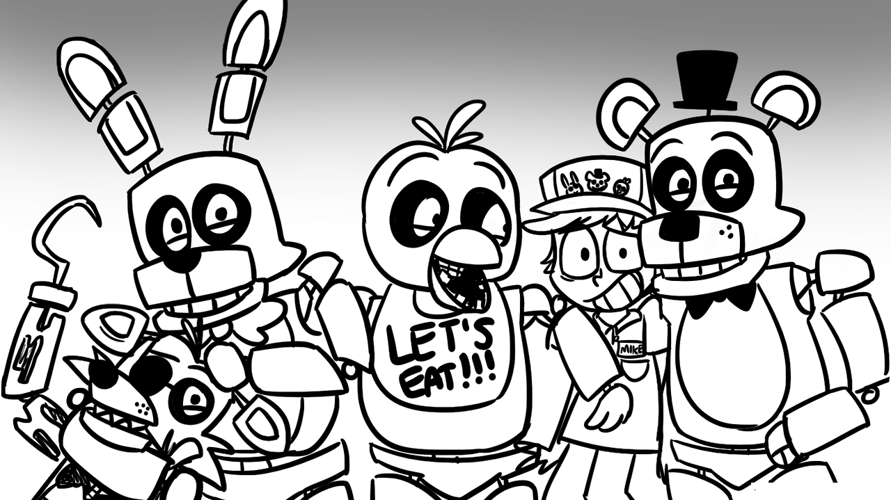 1280x719 Fnaf Coloring Pages Coloring Pages For Kids