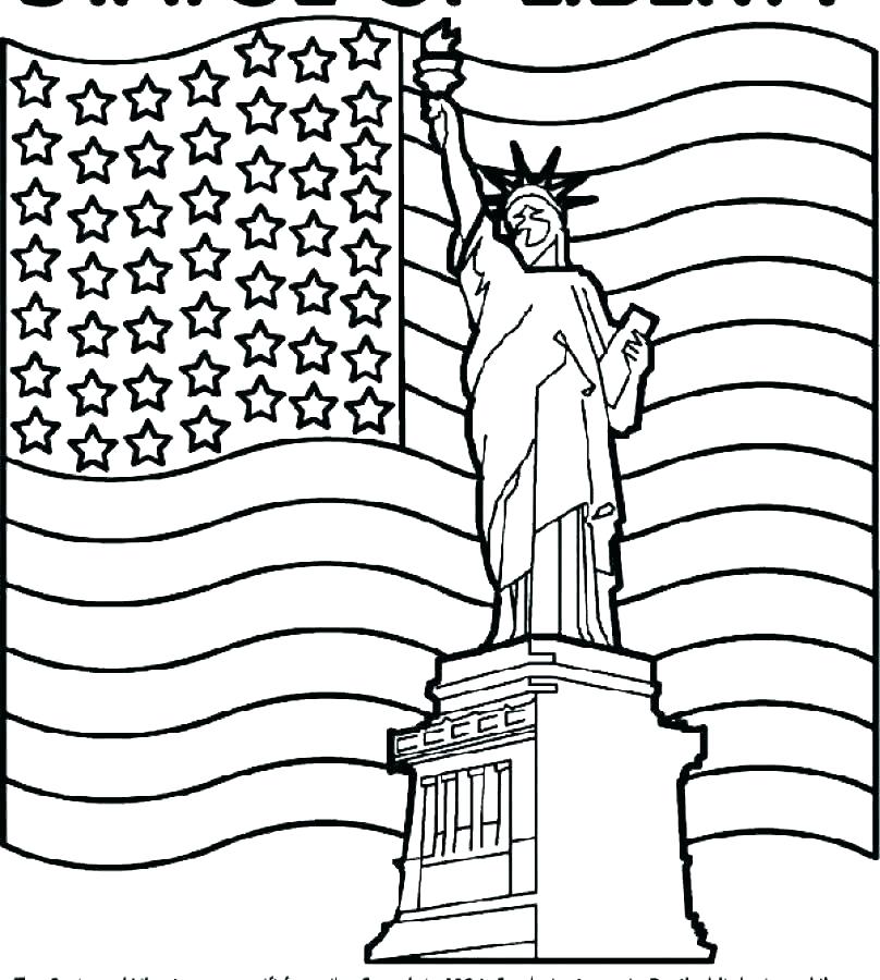808x900 First American Flag Coloring Page