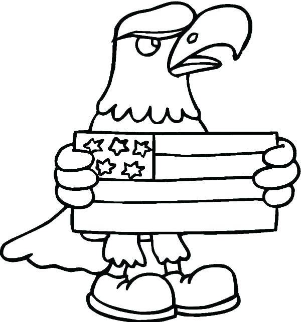 600x643 American Flag Coloring Page Kindergarten Flag Coloring Page Flag