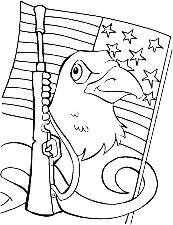 600x779 Flag Day Coloring Pages Printable Eagle Day Coloring Pages