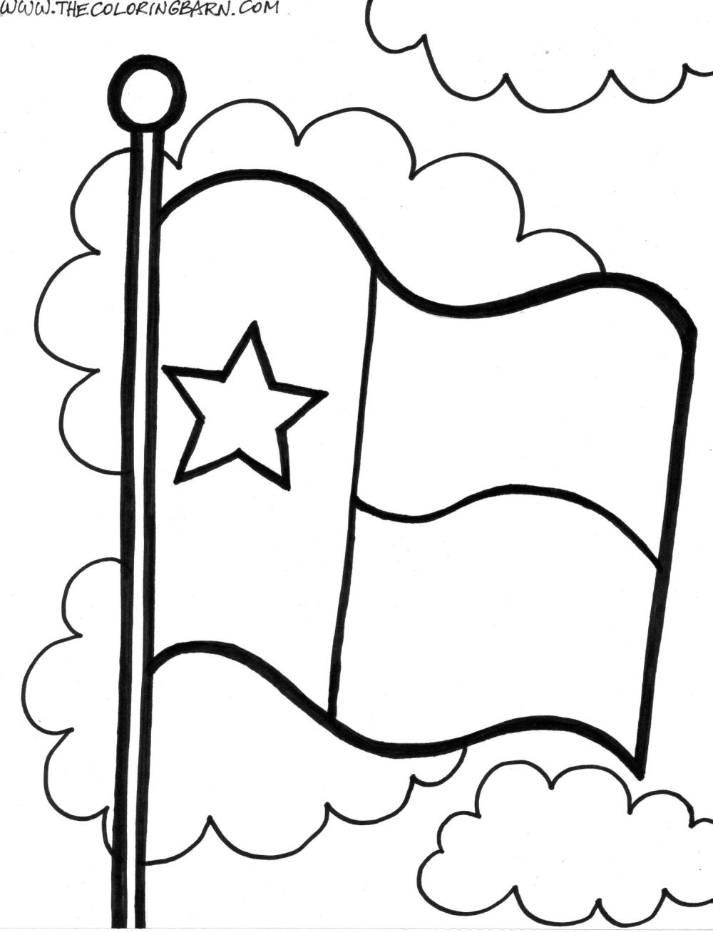 1000x1308 Revolutionary Coloring Pages Of Texas Flag Pag