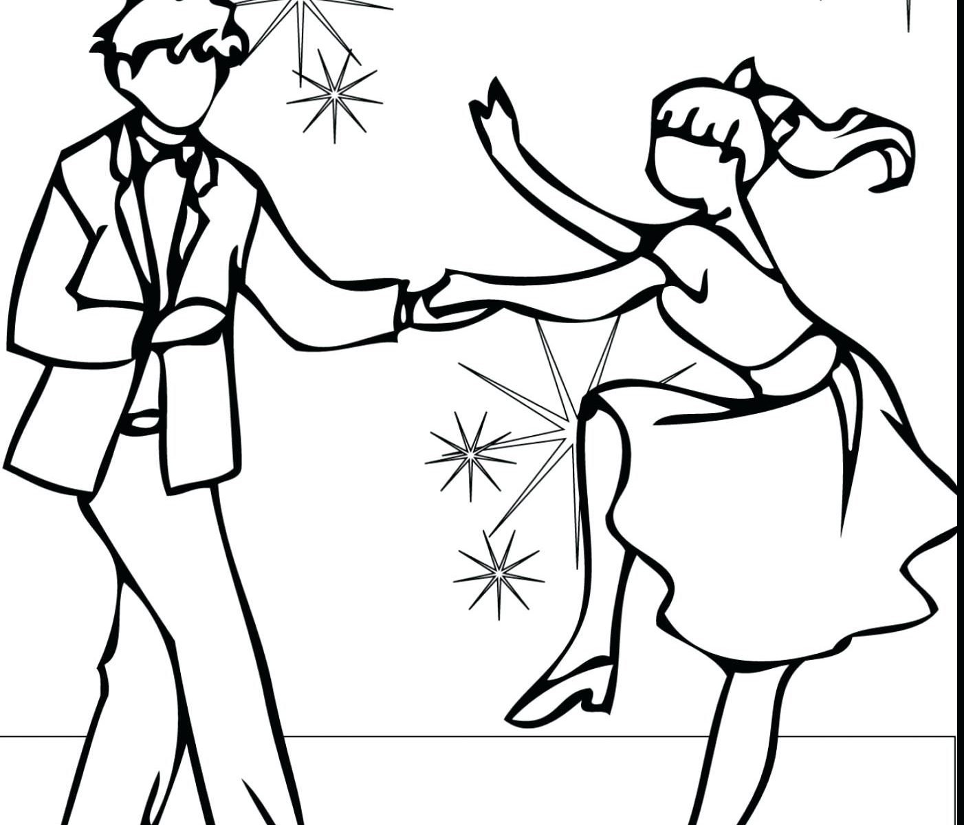 1402x1200 Outstanding Flamenco Dancer Coloring Page Ensign
