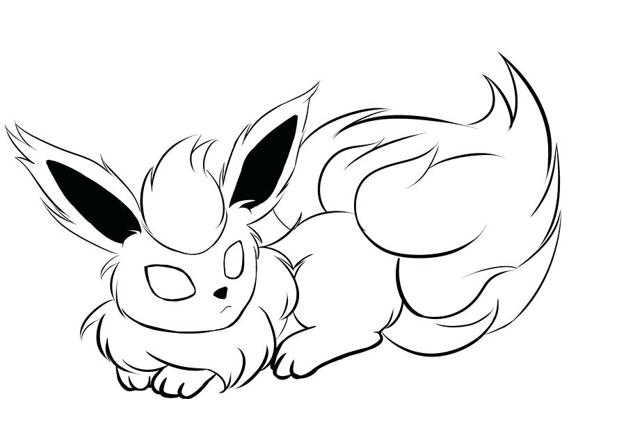 900x636 Vaporeon Coloring Pages Flareon Eevee Evolutions Coloring Pages
