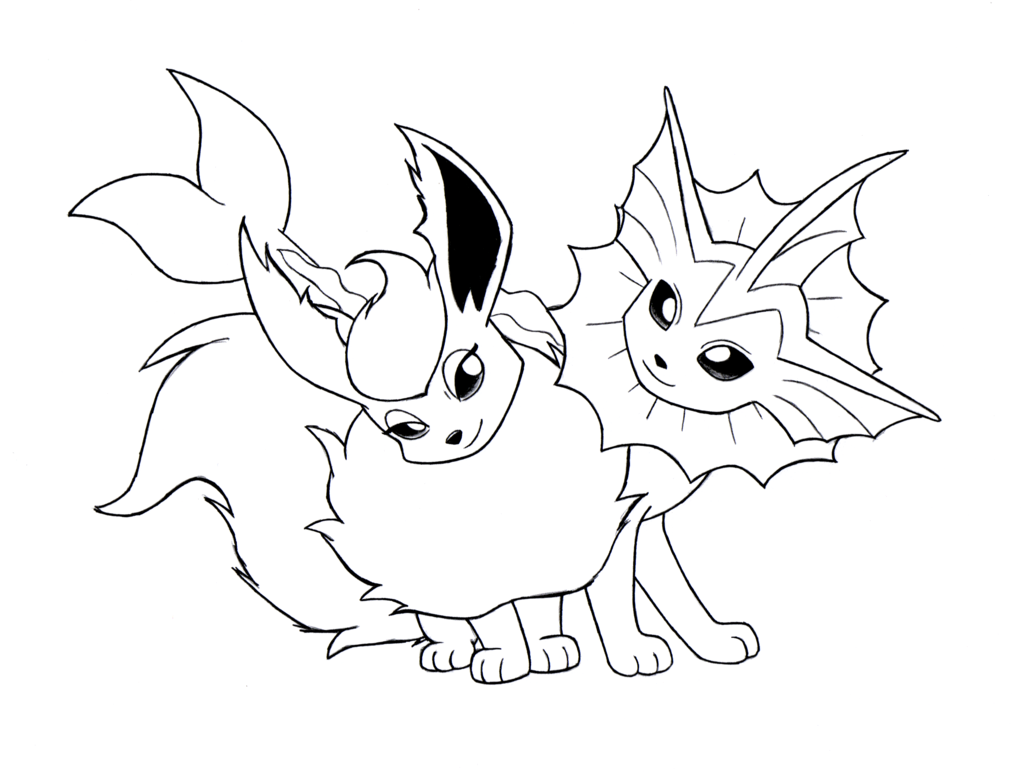 1024x775 Eevee Pokemon Coloring Pages