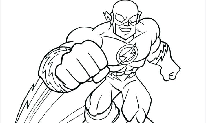 711x425 Flash Superhero Coloring Sheets Also Superhero Coloring Pages