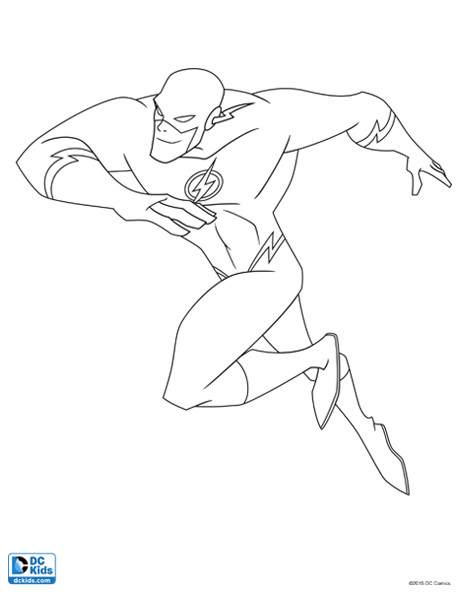 464x600 Flash Coloring Page