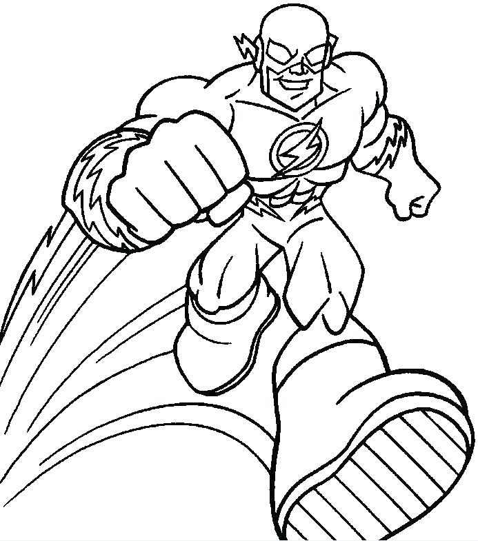 693x785 Flash Coloring Pages Flash Kid Coloring Pages Together With Free