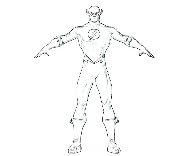 800x667 Flash Printable Coloring Pages Flash Colouring In Pages Also