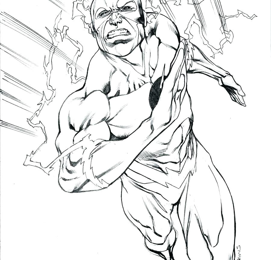 900x864 Flash Coloring Page Coloring Ideas Pro