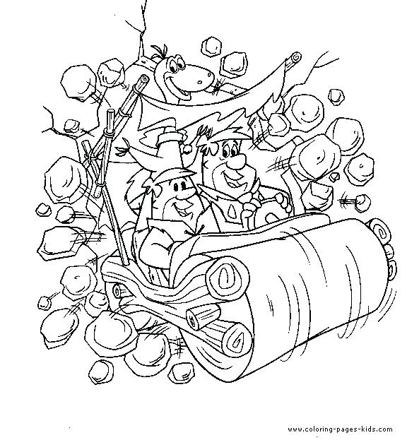 576x623 Flintstones Coloring Pages