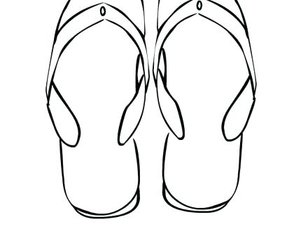 440x330 Flip Flop Coloring Page Flip Flop Coloring Page Free Printable