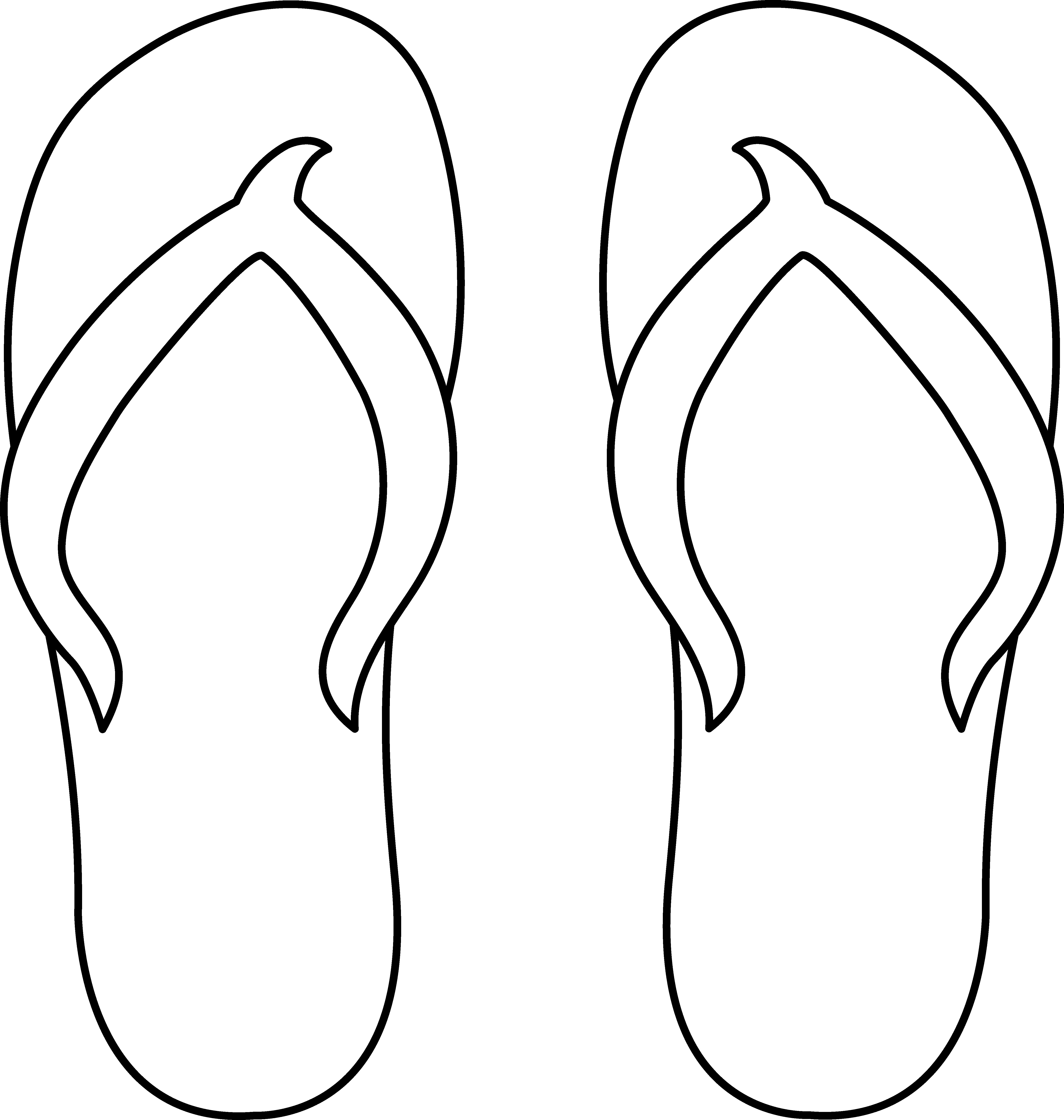 5262x5539 Printable Coloring Pages Flip Flops Home Outstanding Flop