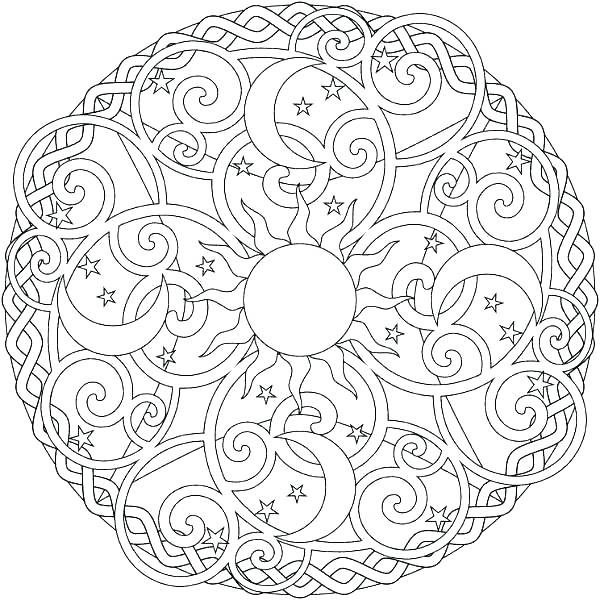 600x600 Geometric Pattern Coloring Pages Geometric Pattern Coloring Pages