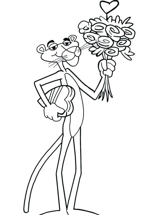 600x814 Panther Coloring Page Black Coloring Pages Black Cat Coloring Page