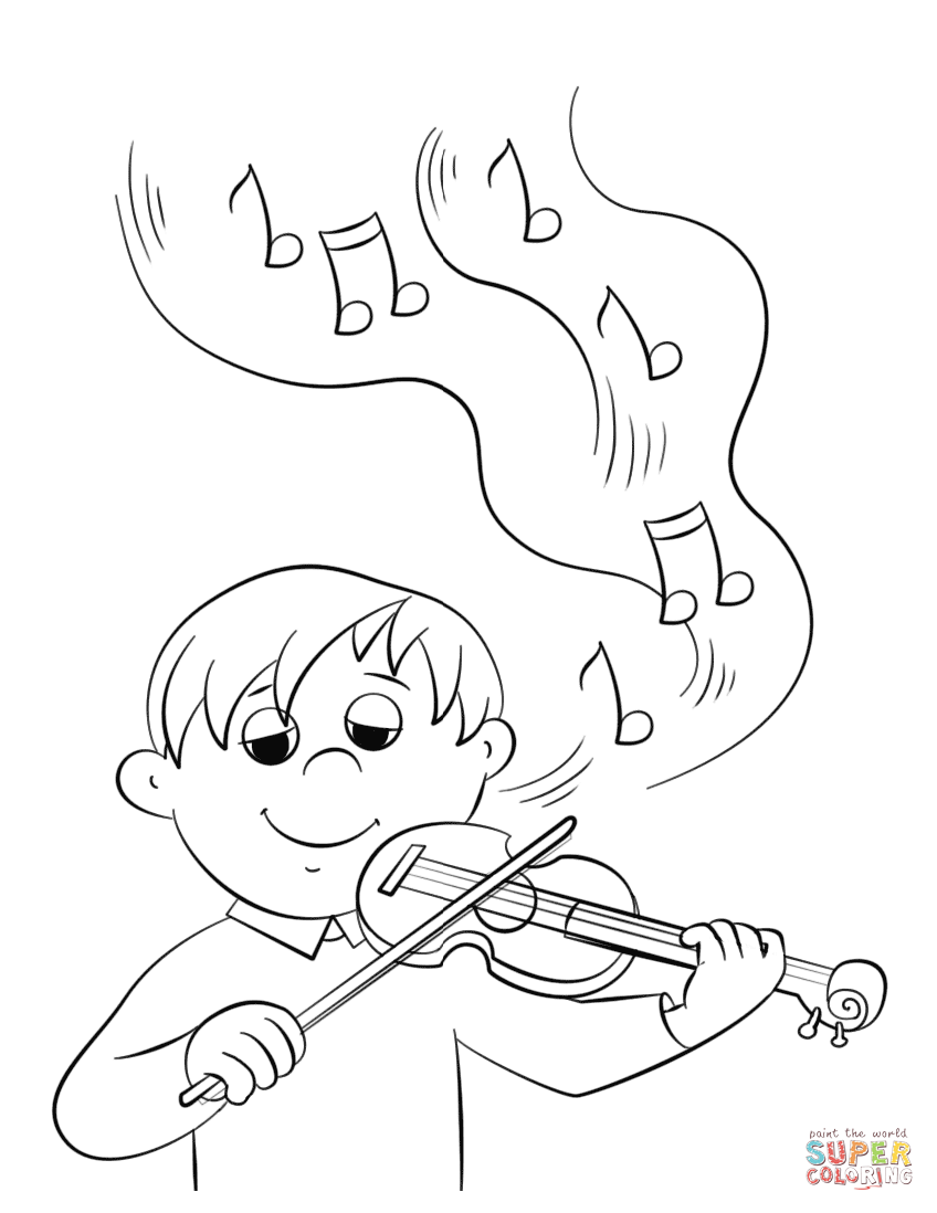 848x1098 Spotlight Orchestra Coloring Pages Instruments Of The Free