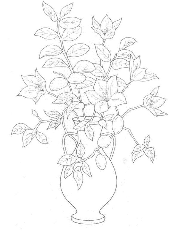 580x778 Kids N Coloring Pages Of Bouquets