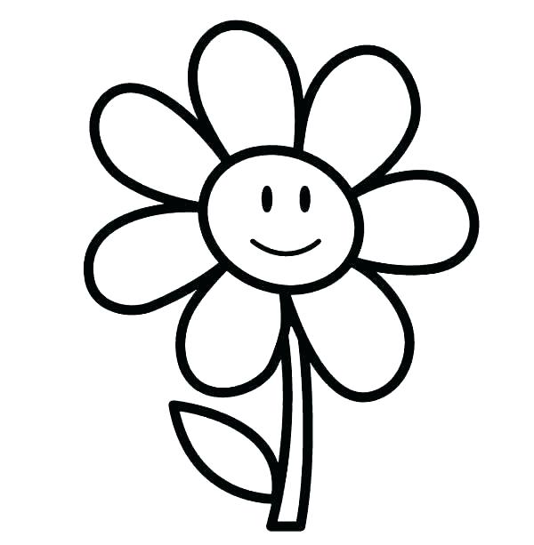 600x613 Free Printable Flower Coloring Pages Free Printable Flowers