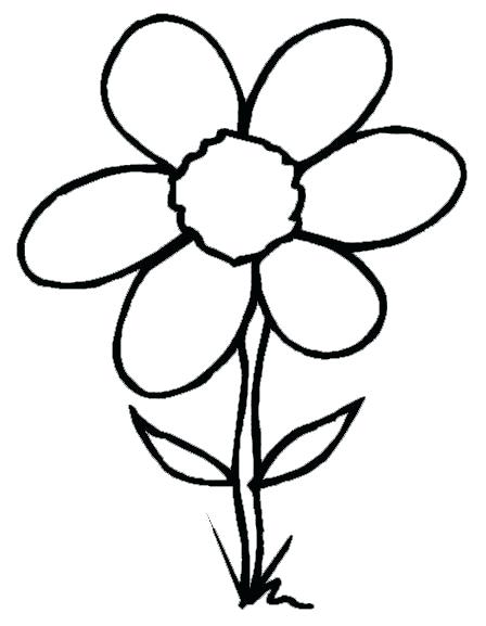 Flower Cartoon Coloring Pages at GetDrawings | Free download