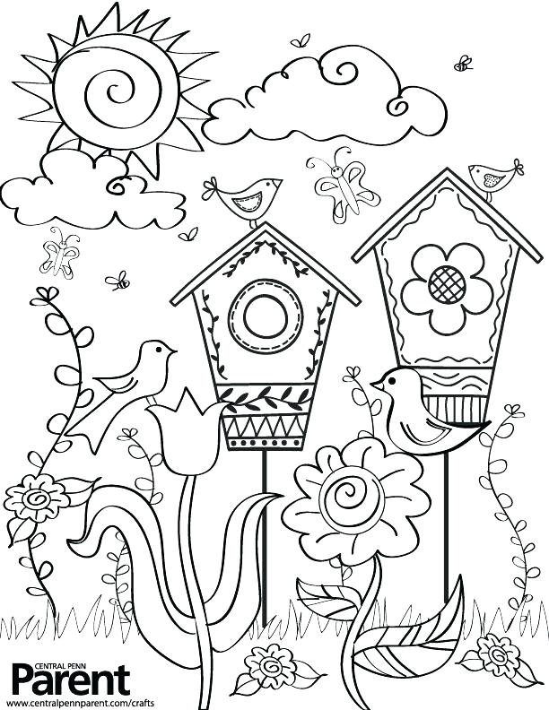 612x792 Flower Color Pages Kids Spring Coloring Pages Creative Kids