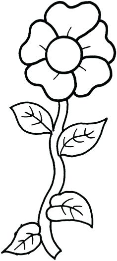 236x523 Free Printable Flower Coloring Pages Coloring Pages Of Flowers