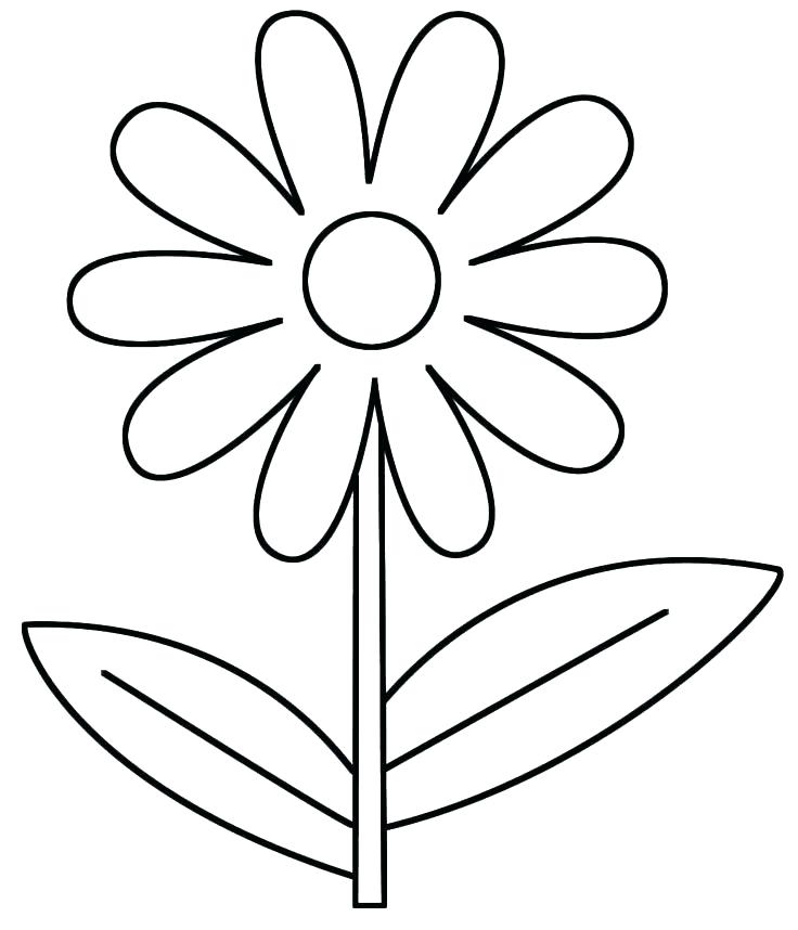 736x858 Lovely Flower Coloring Pages Pdf For Flower Coloring Sheet Flower