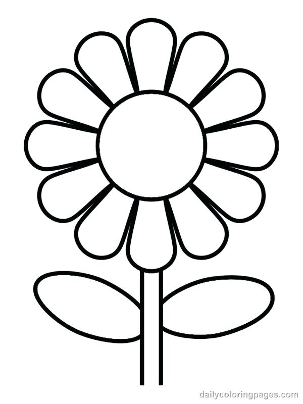 600x800 Coloring Pages For Flowers Flower Print Out Coloring Pages