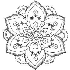 Flower Coloring Pages To Print Out