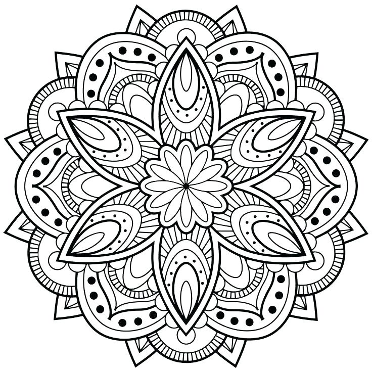 736x736 Simple Mandala Flower Design Vector Photo Elephant Mandala