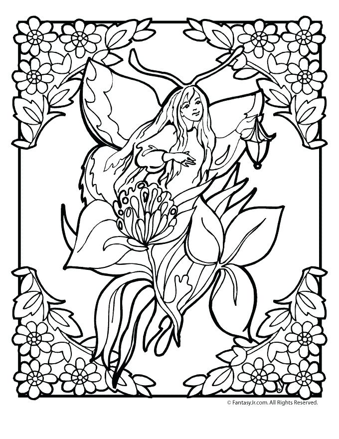680x880 Garden Fairies Coloring Pages Flower Fairy Coloring Page Fairy