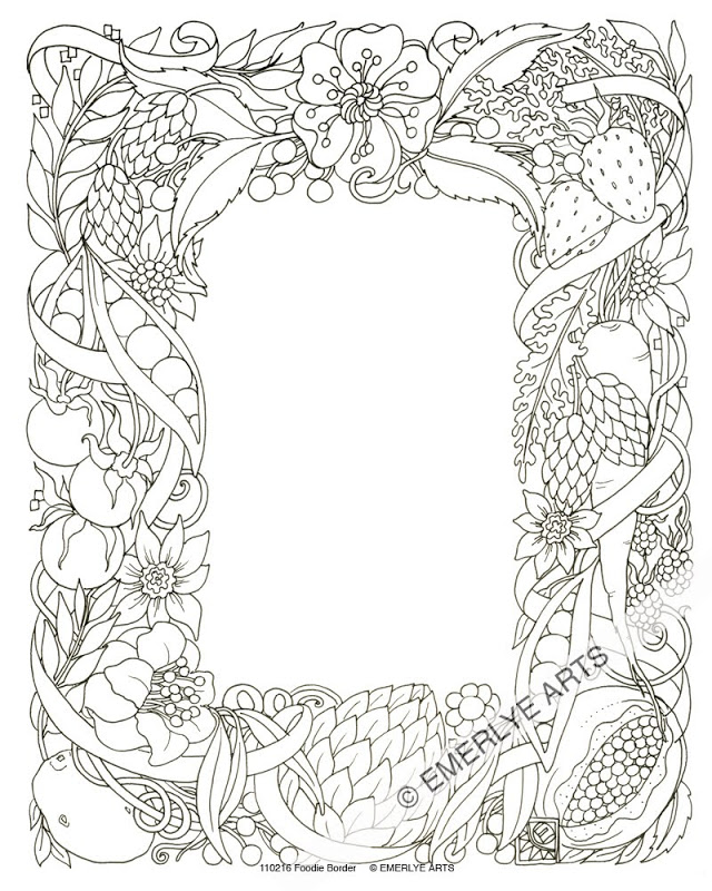 Download Flower Frame Coloring Pages at GetDrawings.com | Free for ...