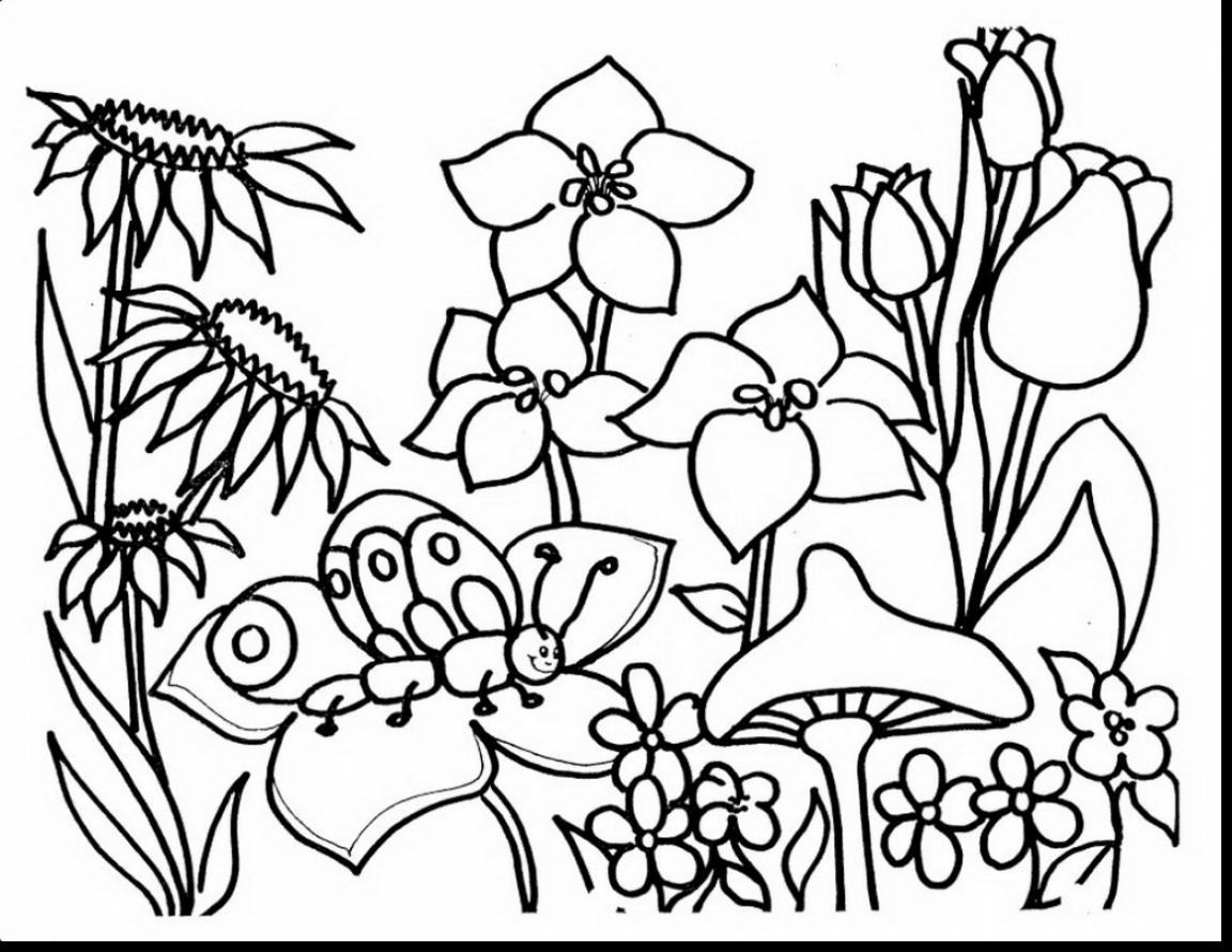 Flower Garden Coloring Pages