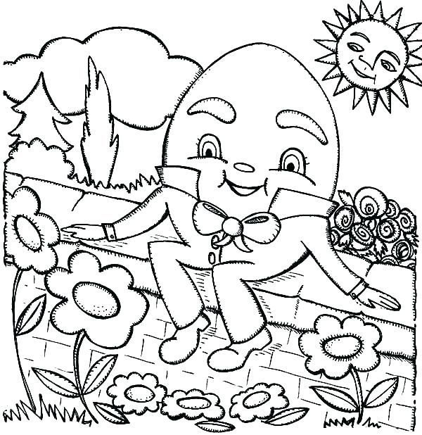 600x618 Flower Garden Coloring Pages Garden Coloring Pages Flower Garden
