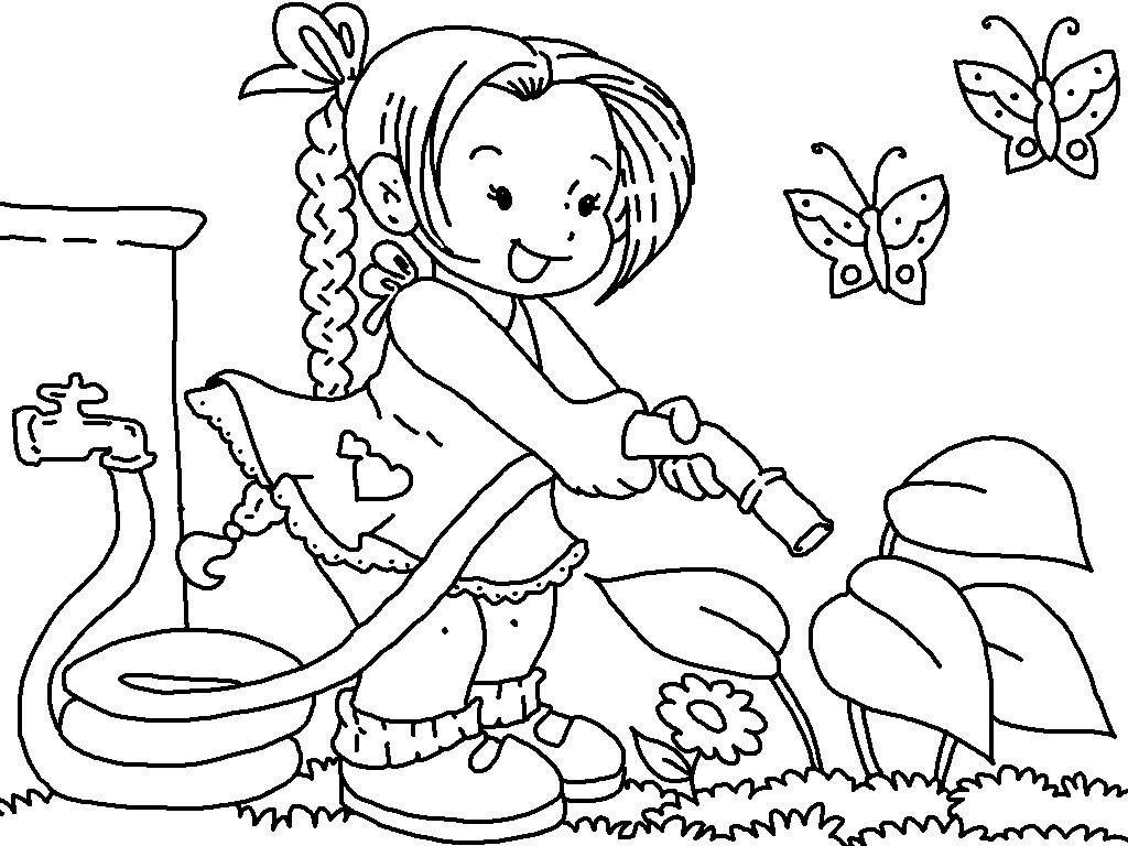 1024x768 Free Printable Flower Garden Coloring Pages Get This Bebo Pandco