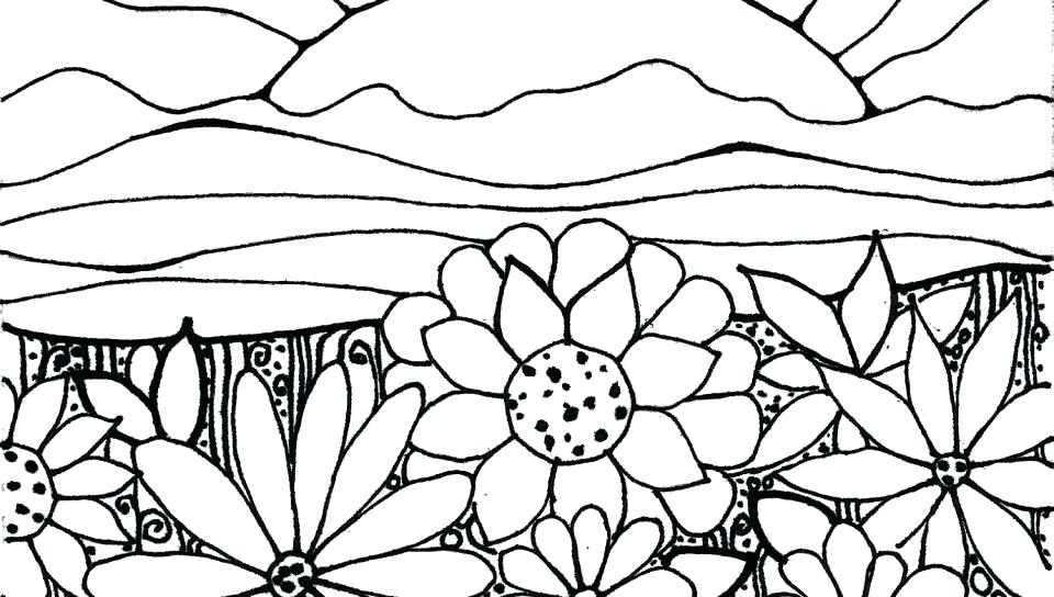 960x544 Collage Coloring Pages Garden Pictures For Coloring Collage Garden