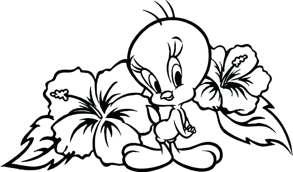 1025x603 Easy Flower Coloring Pages Download Flower Coloring Pages Flower
