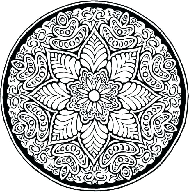 650x662 Flower Mandala Coloring Pages Fancy Mandalas Coloring Pages