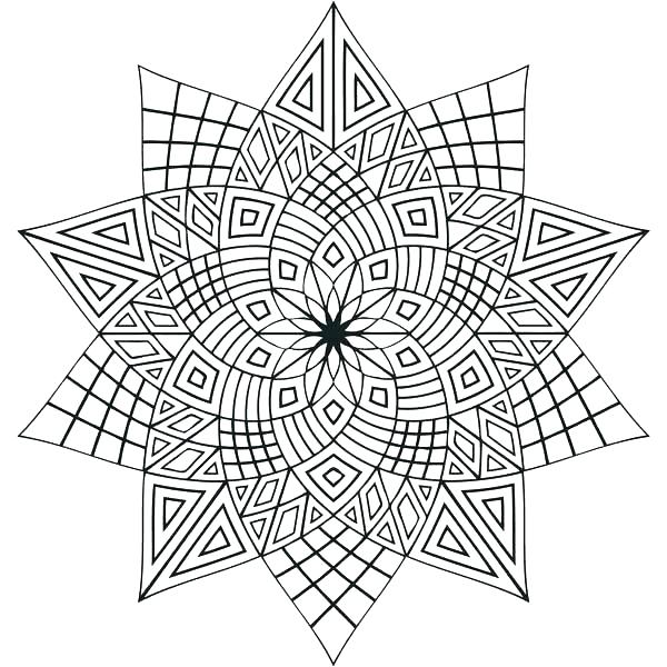 600x600 Flower Mandala Coloring Pages Flower Mandala Coloring Pages