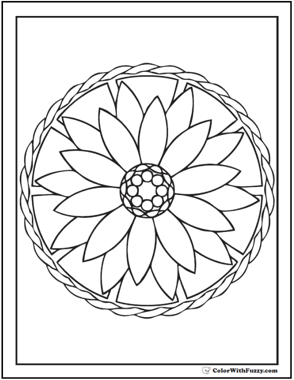 590x762 Flower Pattern Coloring Pages Impressive Pattern Coloring Pages