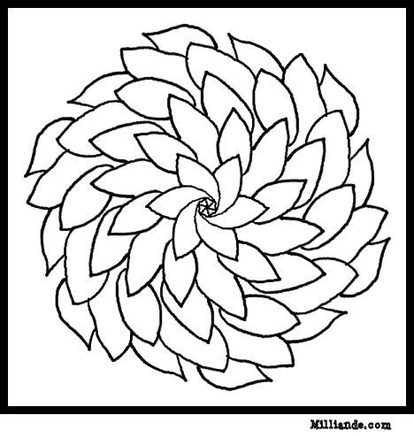468x495 Flower Pattern Coloring Pages Flower Coloring Pages Best Flower