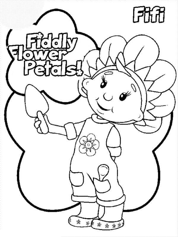 600x801 Fiddly Flower Petals In Fifi And The Flowertots Coloring Pages
