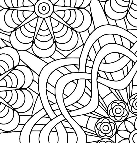 570x594 Mandala Coloring Page