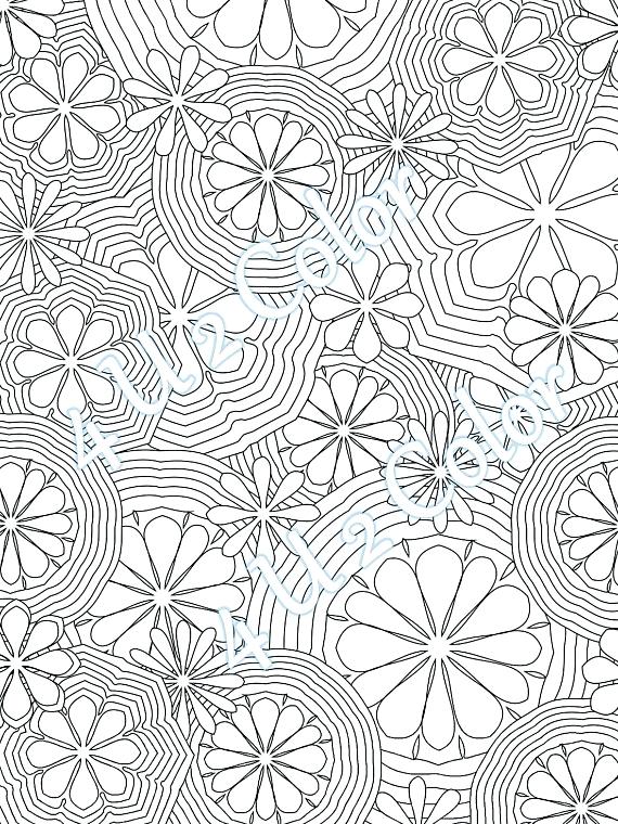570x760 Coloring Page Flower Power Coloring Page Flower Power