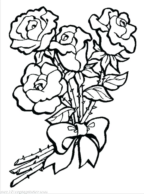 600x807 Coloring Pages Of A Rose Skull And Roses Coloring Pages Coloring