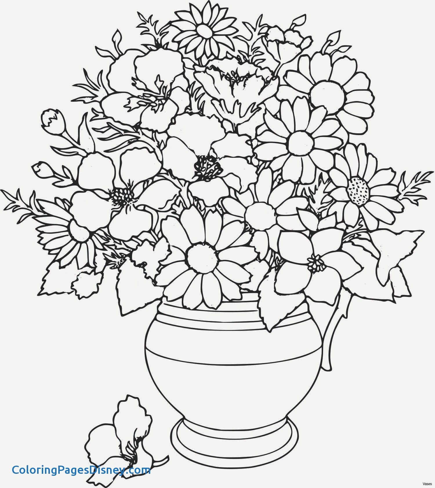 1500x1680 Coloring Pages Vase Fresh Coloring Pages Roses New Vases Flower