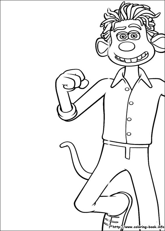 567x794 Flushed Away Coloring Pages On Coloring