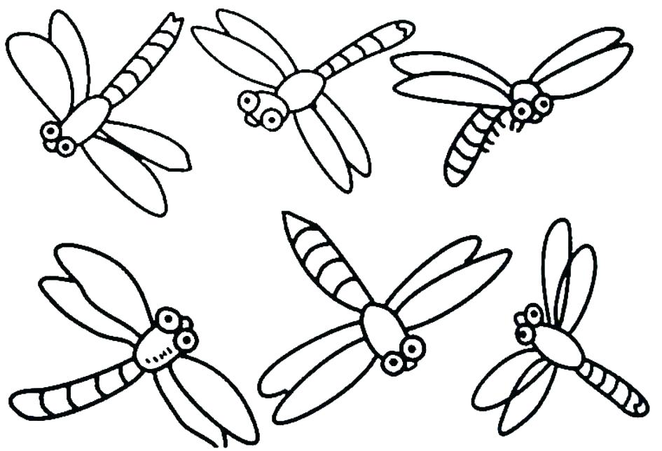 945x643 Fly Coloring Page Dragonfly Butterfly Coloring Pages To Print