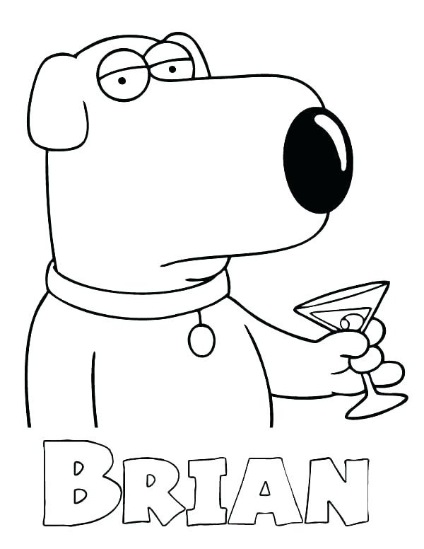 600x776 Family Guy Coloring Pages Family Guy Coloring Pages Fly Guy