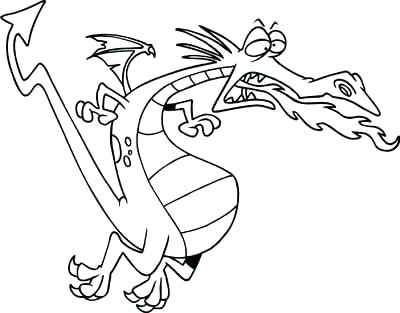400x313 Beautiful Flying Dragon Coloring Pages And Dragon Coloring Pages