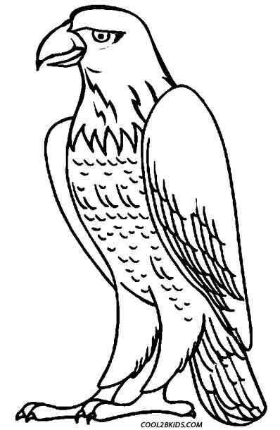398x610 Printable Eagle Coloring Pages For Kids