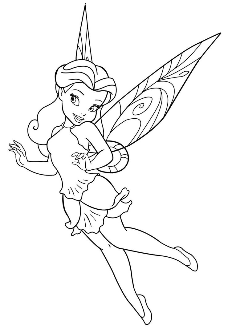 740x1080 Very Attractive Design Fairies Coloring Pages Download Disney